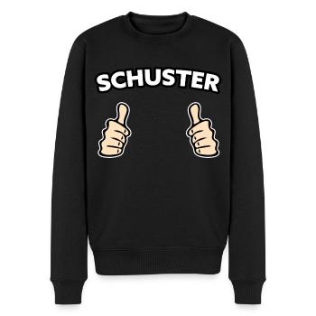 Schuster Handwerker Geschenkidee - Männer Premium Bio Pullover - Schwarz - Vorne - Nico (187cm)