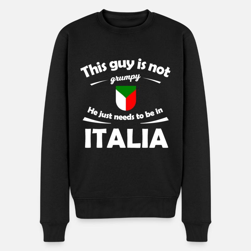 Les supporters italiens - Pull Premium bio Homme - noir