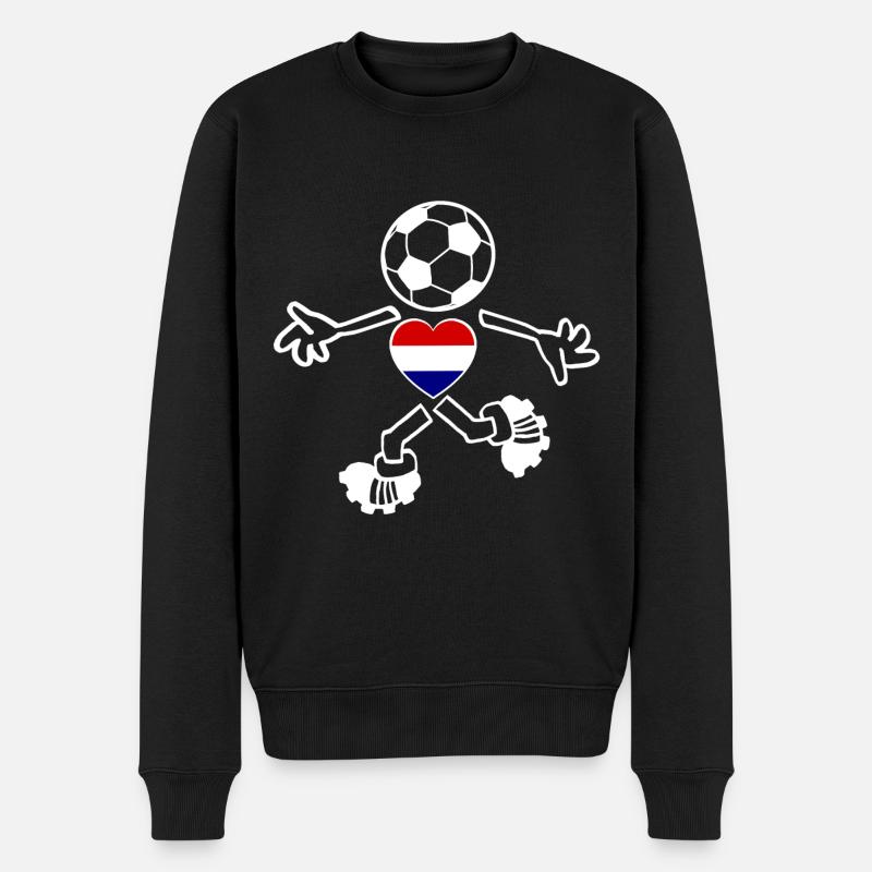 Les fans néerlandais - Pull Premium bio Homme - noir