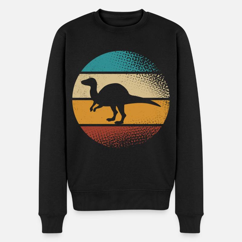 Dino Dinosaures - Pull Premium bio Homme - noir