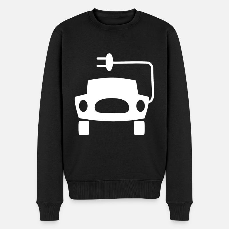 Les voitures électriques - Pull Premium bio Homme - noir