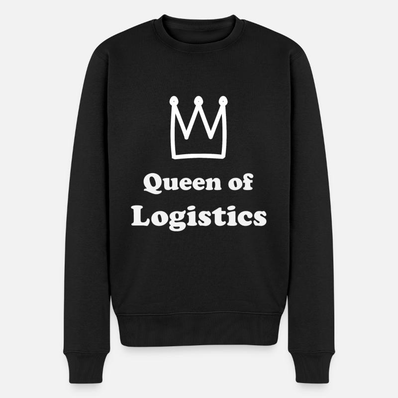 Reine de la logistique - Pull Premium bio Homme - noir