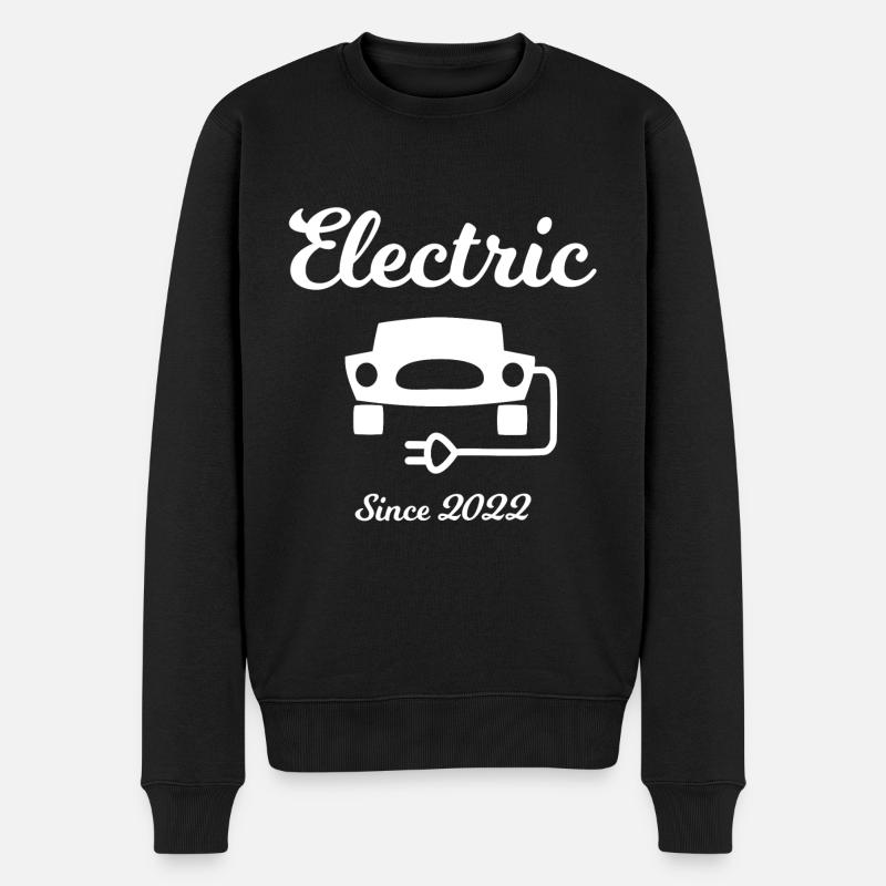 Électrique depuis 2022 - Pull Premium bio Homme - noir