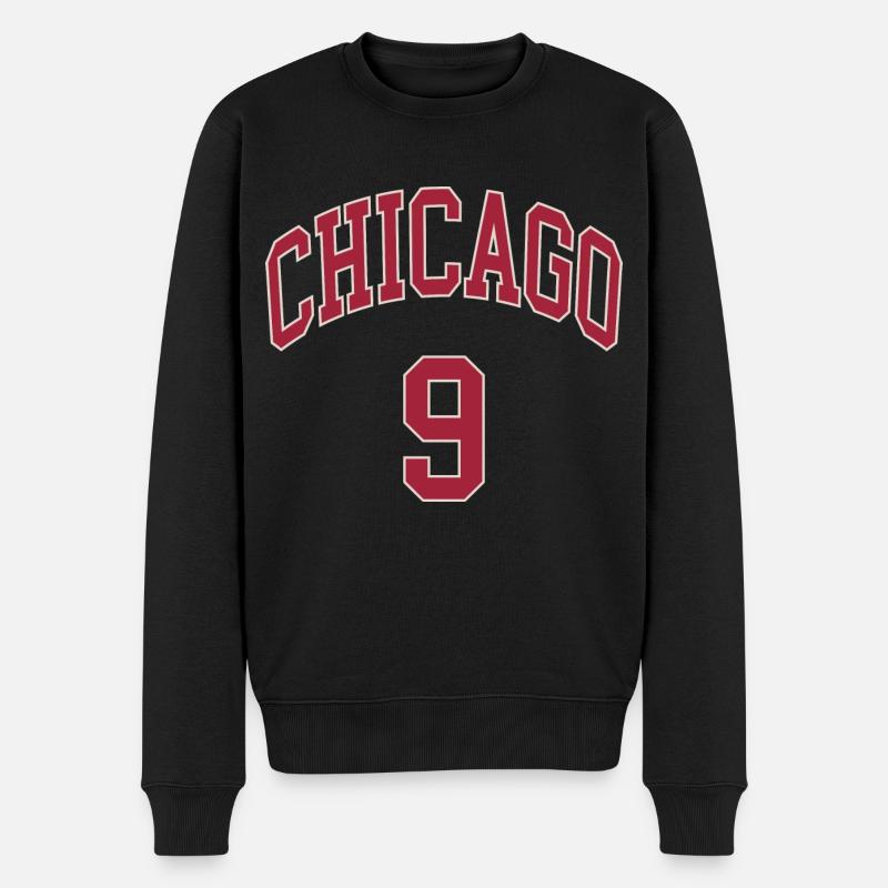 Chicago 9 - Pull Premium bio Homme - noir