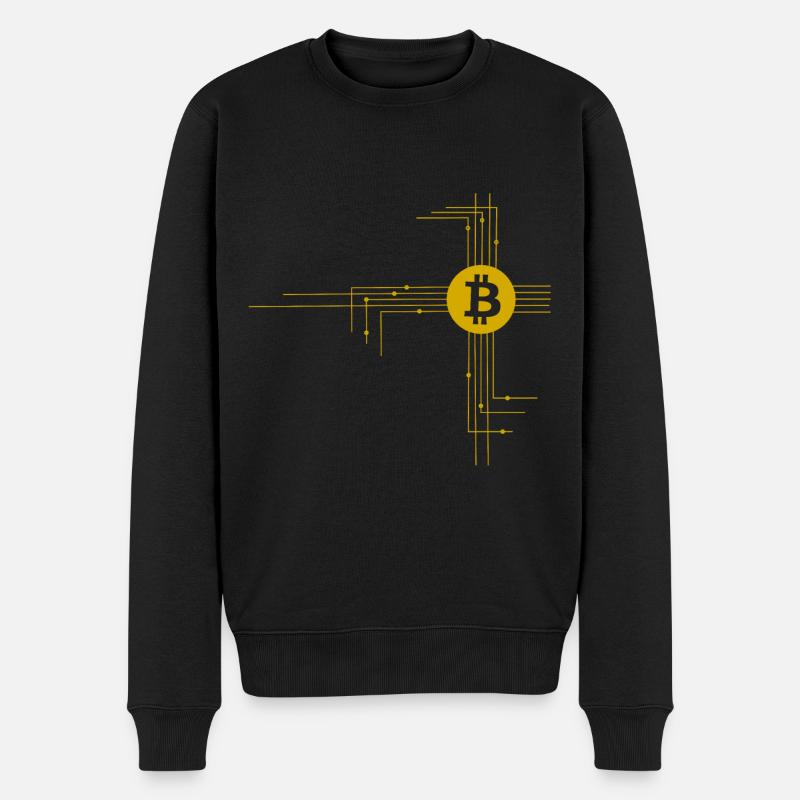 La dynastie Bitcoin - Pull Premium bio Homme - noir