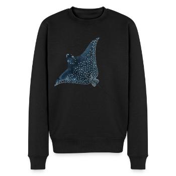 Rochen Adlerrochen Stachelrochen Riff Tauchen - Männer Premium Bio Pullover - Schwarz - Vorne - Nico (187cm)