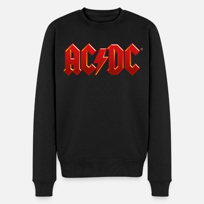 AC/DC Logo Classique Éclair - Pull Premium bio Homme - noir