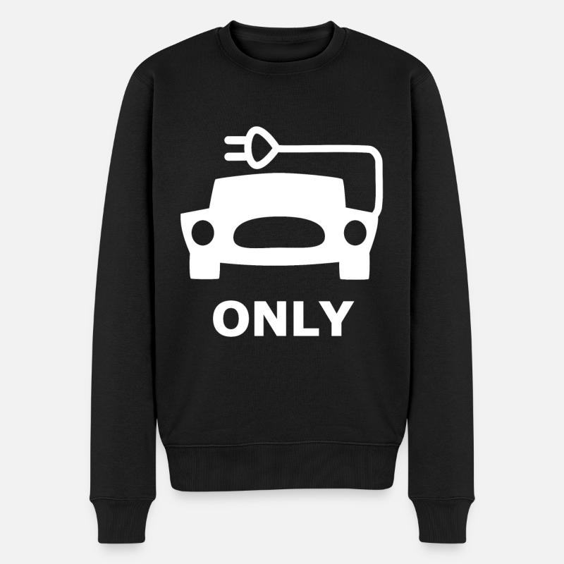 Parking pour voitures électriques - Pull Premium bio Homme - noir