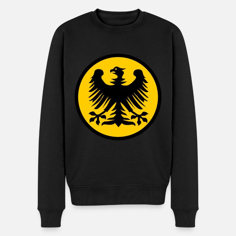 Deutschland zuerst - Männer Premium Bio Pullover - Schwarz