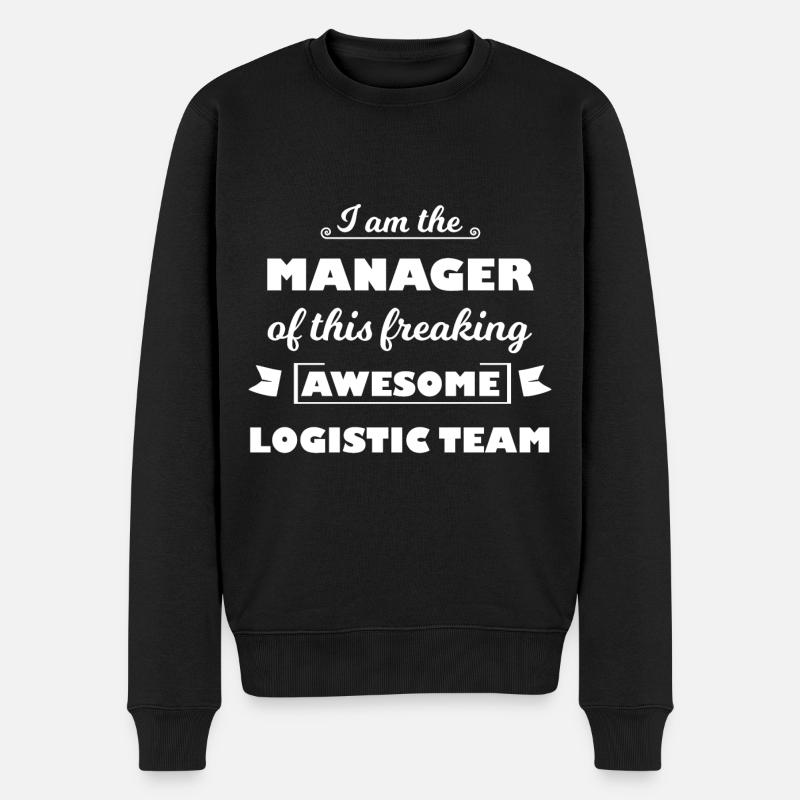 Le responsable logistique - Pull Premium bio Homme - noir
