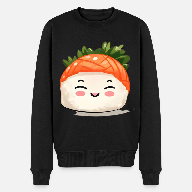 Sushi - Pull Premium bio Homme - noir
