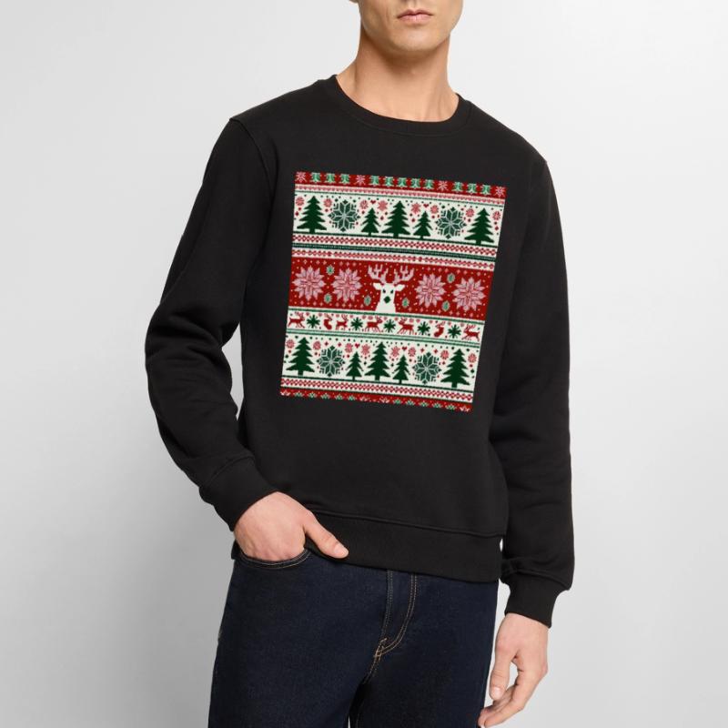 Pull moche Noël Pull Premium bio Homme