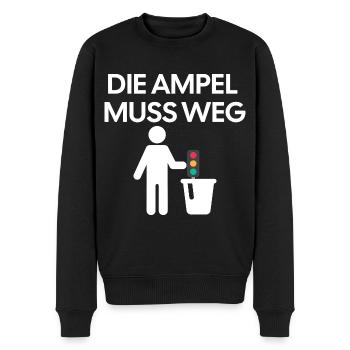 Les feux de circulation doivent disparaître - Pull Premium bio Homme - noir - Devant - Nico (187cm)
