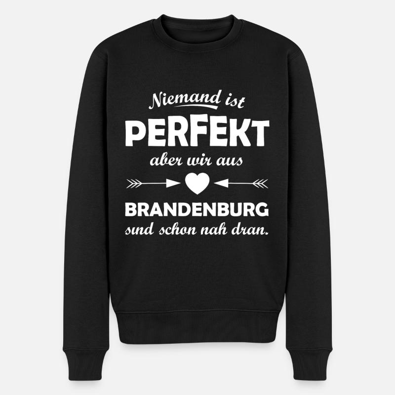 Brandenburg bei Berlin - Männer Premium Bio Pullover - Schwarz