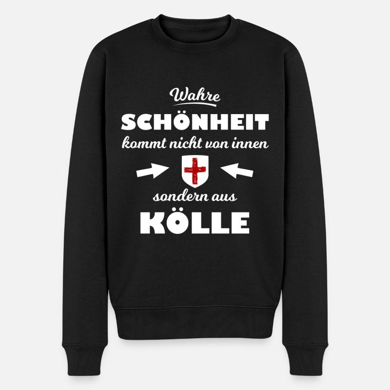 Chez soi à Kölle - Pull Premium bio Homme - noir