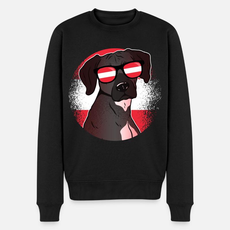 Autriche - Pull Premium bio Homme - noir