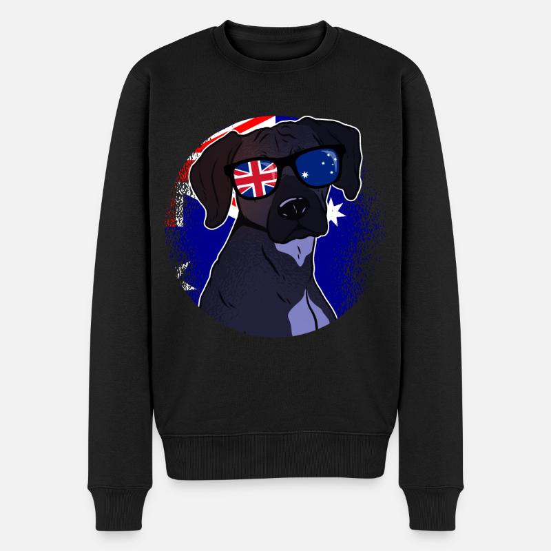 Australie - Pull Premium bio Homme - noir