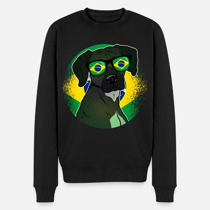 Brésil - Pull Premium bio Homme - noir