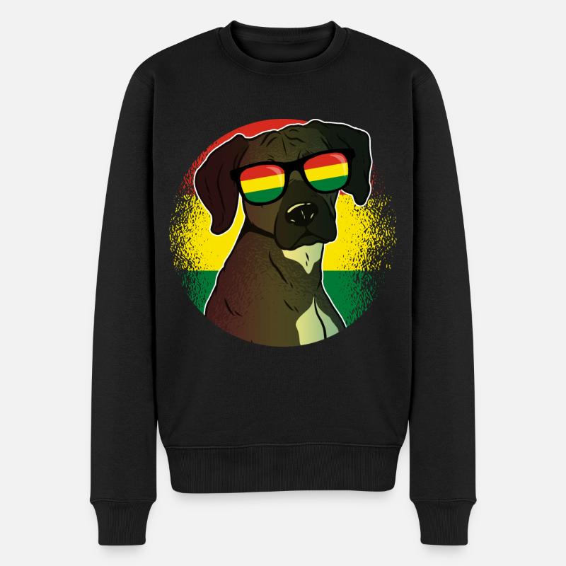 Bolivien - Männer Premium Bio Pullover - Schwarz