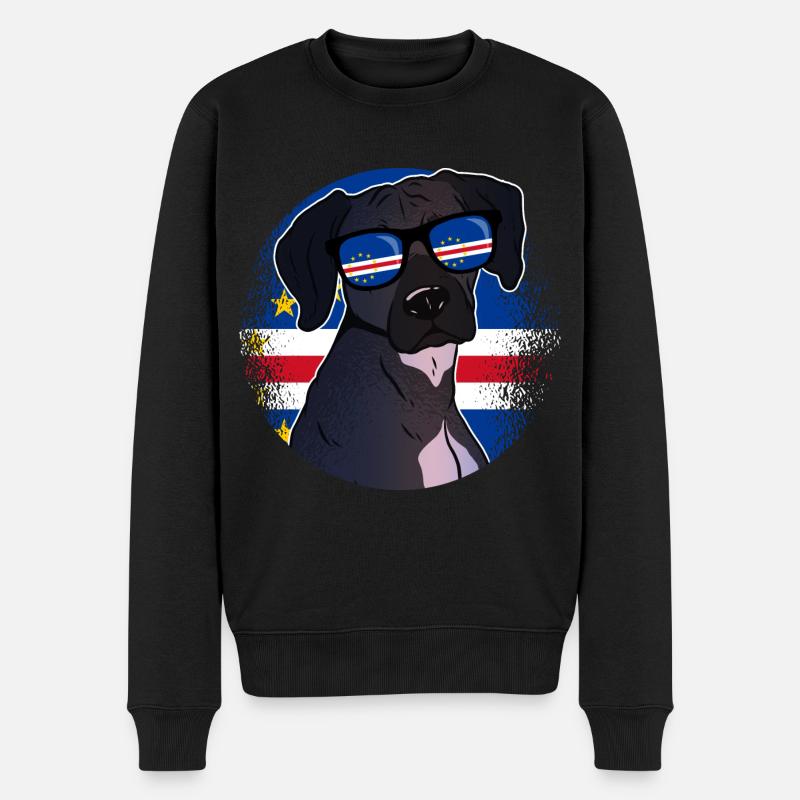 Cap Vert - Pull Premium bio Homme - noir