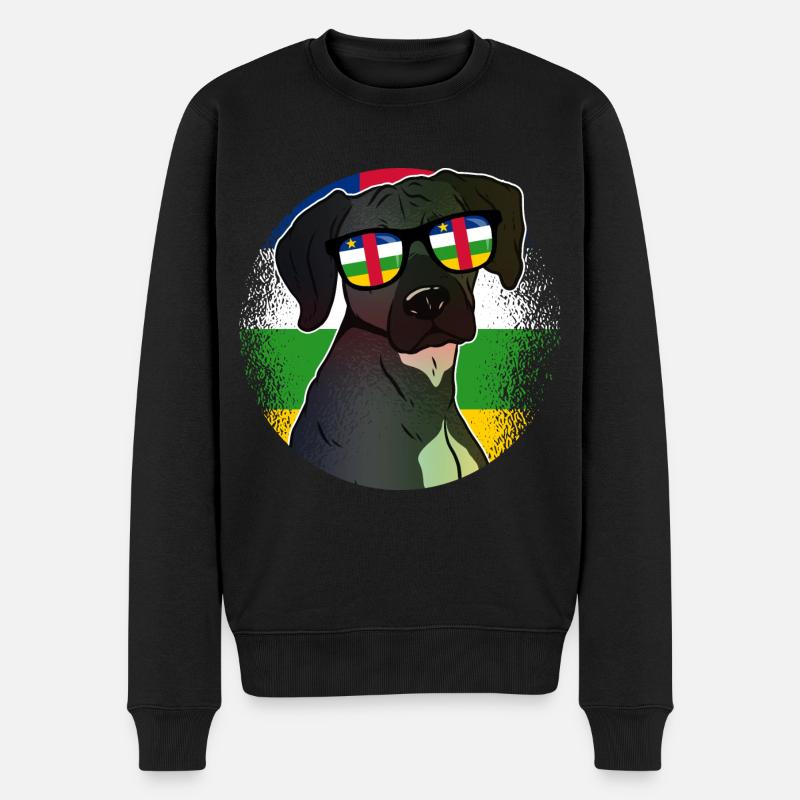 République Centrafricaine - Pull Premium bio Homme - noir