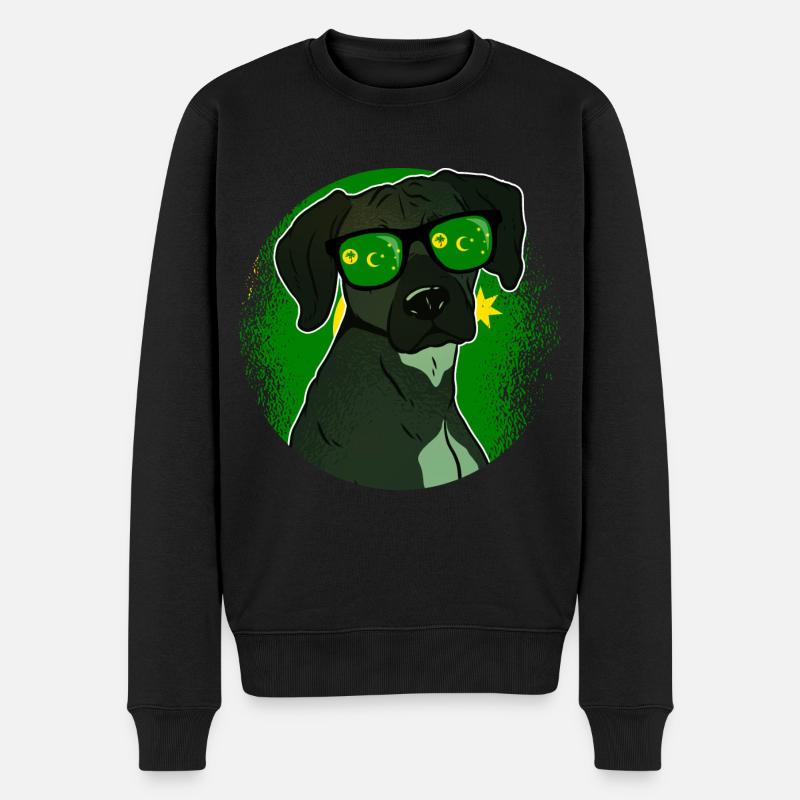 Îles Cocos - Pull Premium bio Homme - noir
