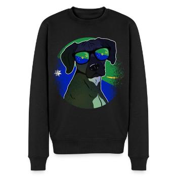 Christmas Island - Men's Premium Organic Jumper - black - Front - Nico (187cm)
