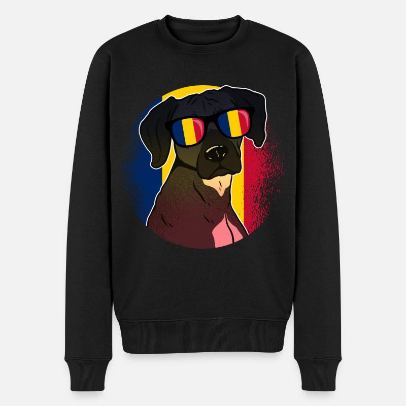 Tchad - Pull Premium bio Homme - noir