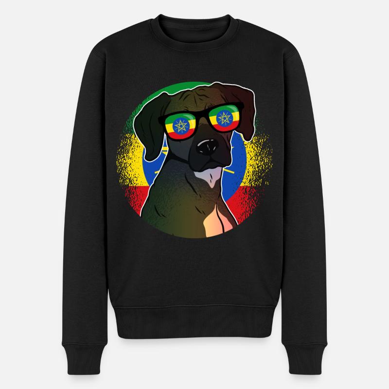 Éthiopie - Pull Premium bio Homme - noir