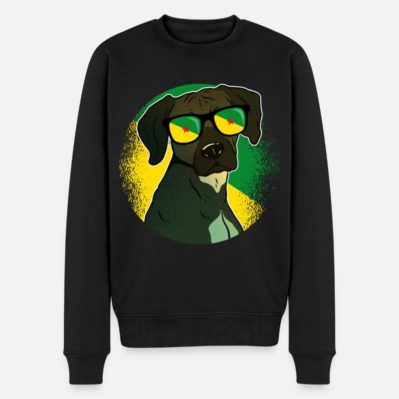 Guyane française - Pull Premium bio Homme - noir