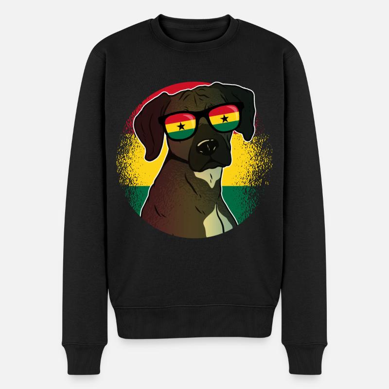Ghana - Pull Premium bio Homme - noir