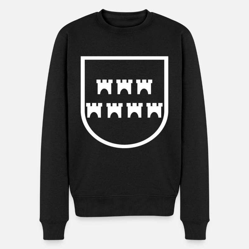 Brasov en Transylvanie - Pull Premium bio Homme - noir