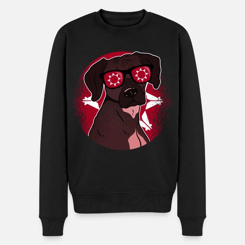 Lakota - Männer Premium Bio Pullover - Schwarz