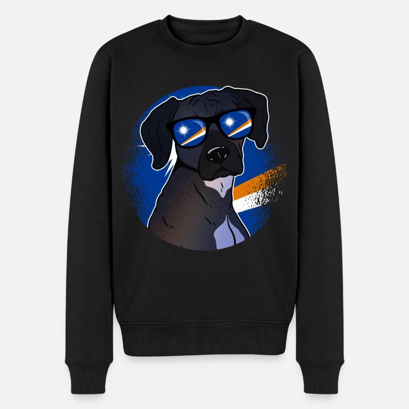 Marshallinseln - Männer Premium Bio Pullover - Schwarz