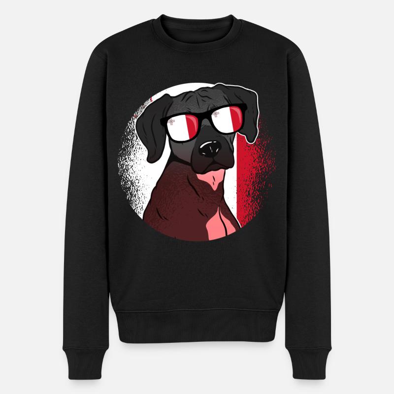 Malte - Pull Premium bio Homme - noir