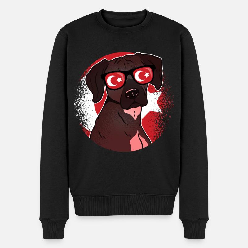 Osmanisches Reich - Männer Premium Bio Pullover - Schwarz
