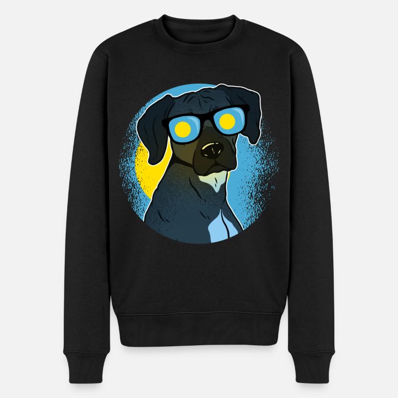 Palau - Männer Premium Bio Pullover - Schwarz