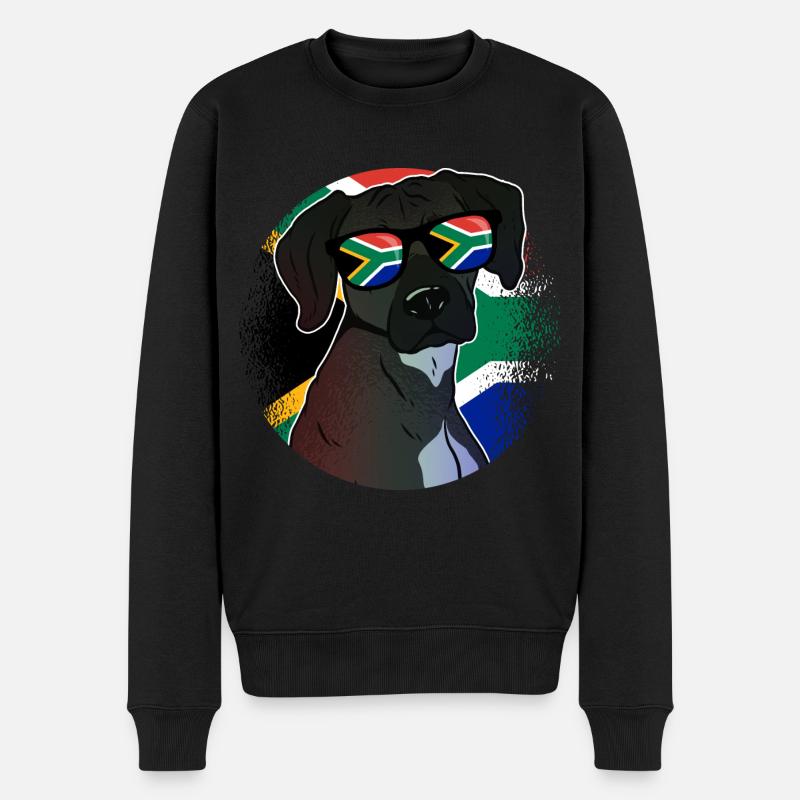 Afrique du Sud - Pull Premium bio Homme - noir