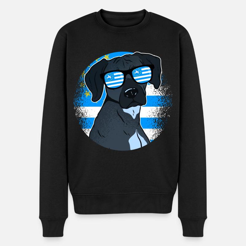 Sud Cameroun - Pull Premium bio Homme - noir