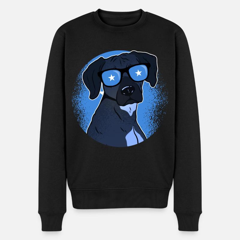 Somalie - Pull Premium bio Homme - noir