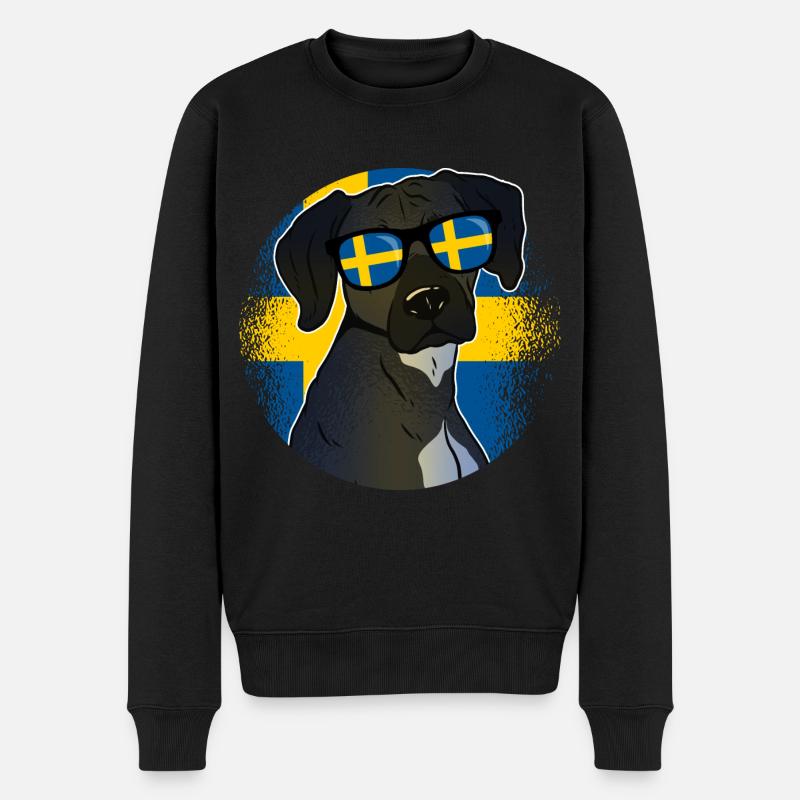 Suède - Pull Premium bio Homme - noir