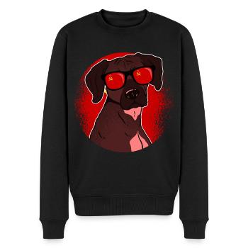 Soviet Union - Men's Premium Organic Jumper - black - Front - Nico (187cm)
