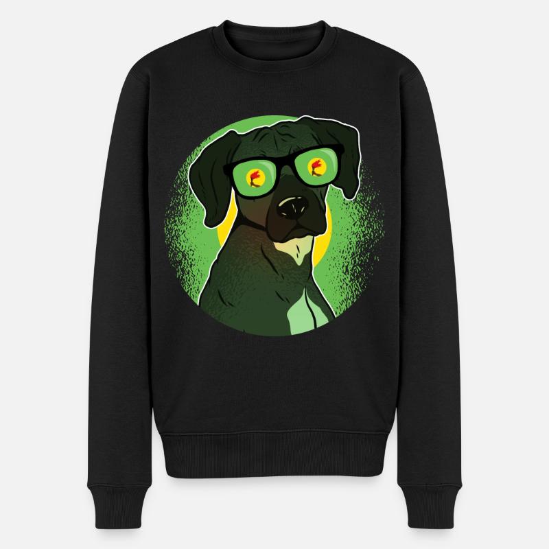 Zaïre - Pull Premium bio Homme - noir