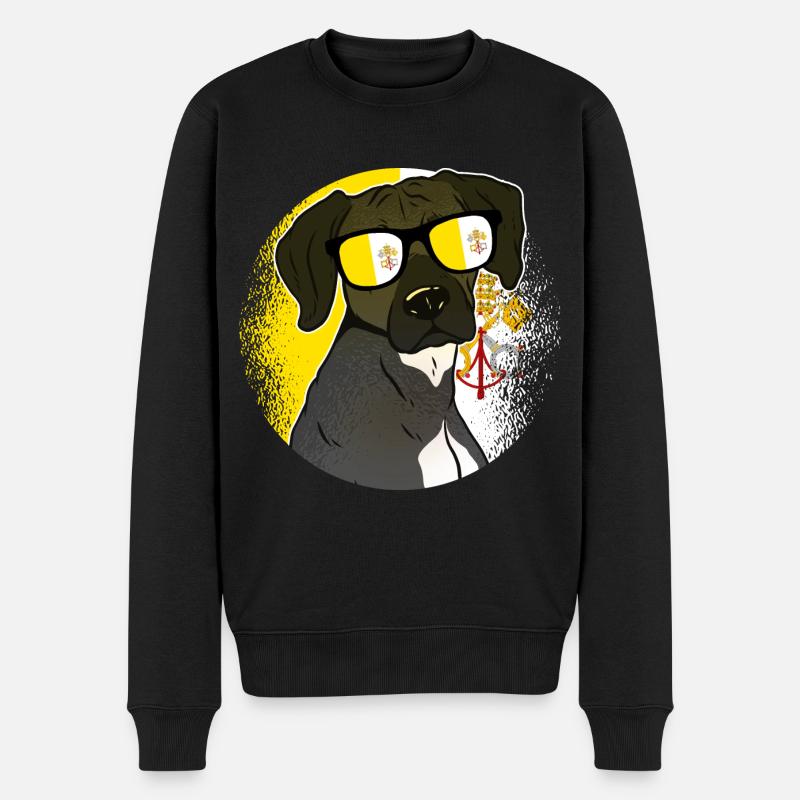 Vatican - Pull Premium bio Homme - noir