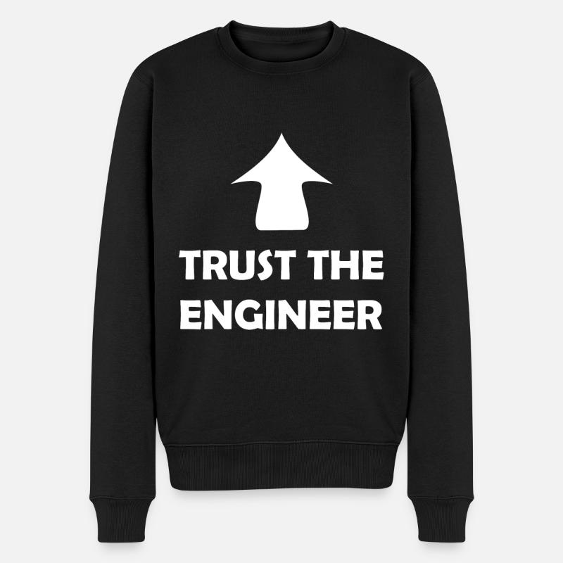 Faites confiance à l’ingénieur - Pull Premium bio Homme - noir