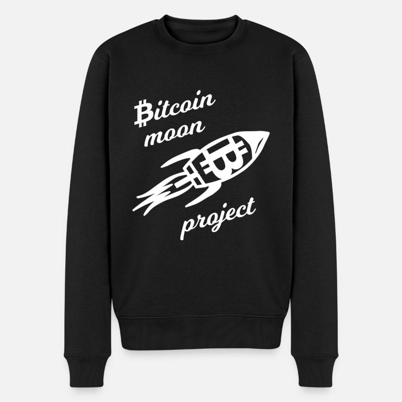 Das Mond Projekt - Männer Premium Bio Pullover - Schwarz