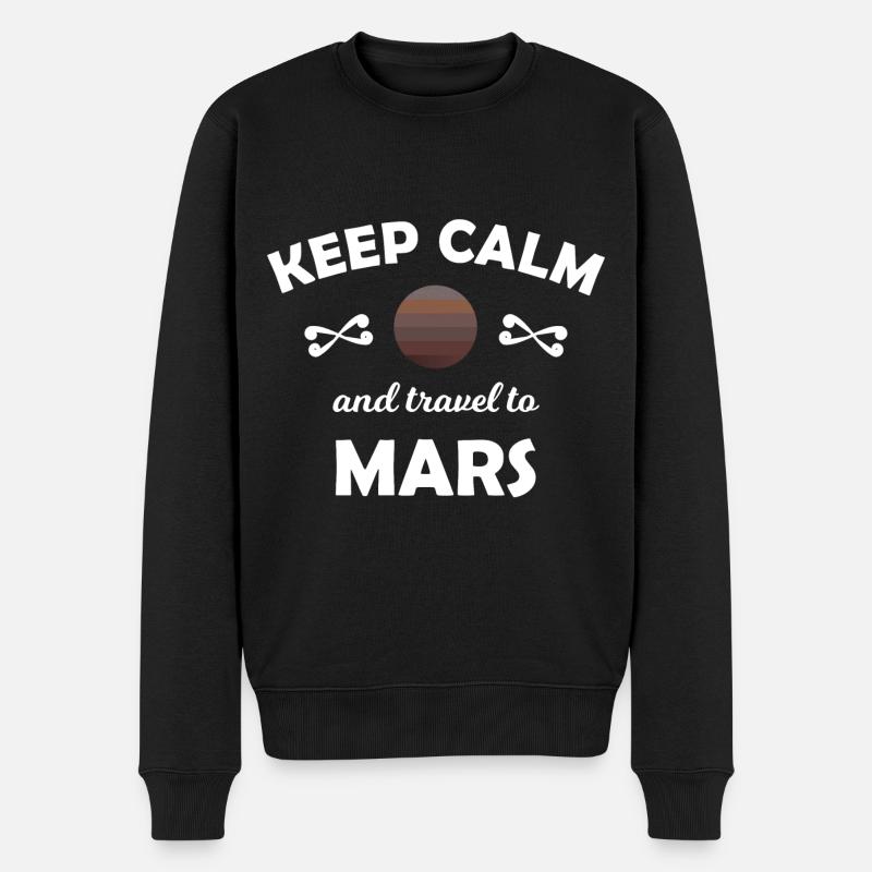 L’espace et les missions spatiales - Pull Premium bio Homme - noir