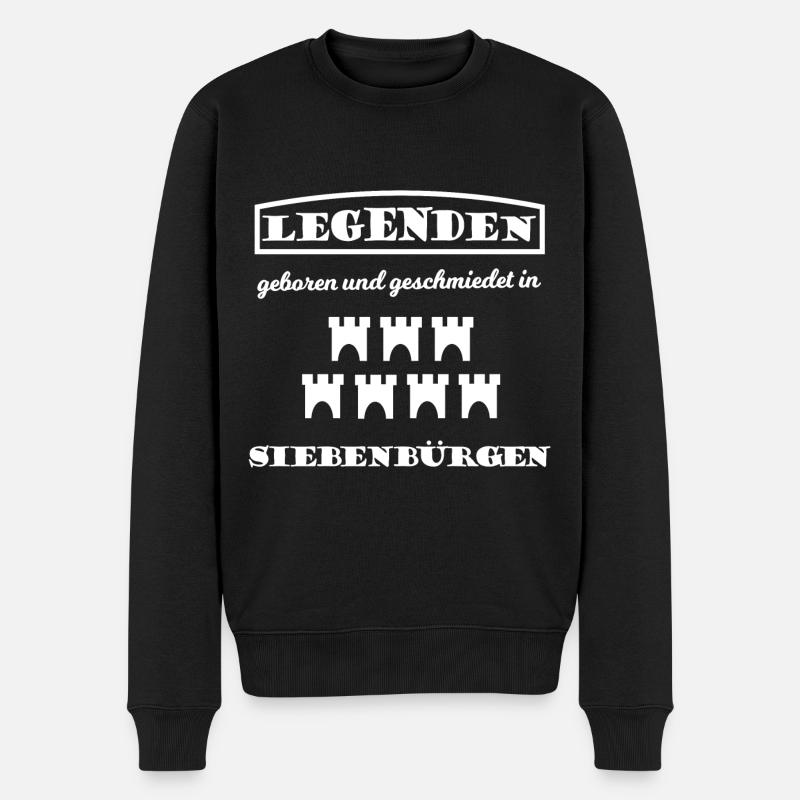 Les légendes de Transylvanie - Pull Premium bio Homme - noir
