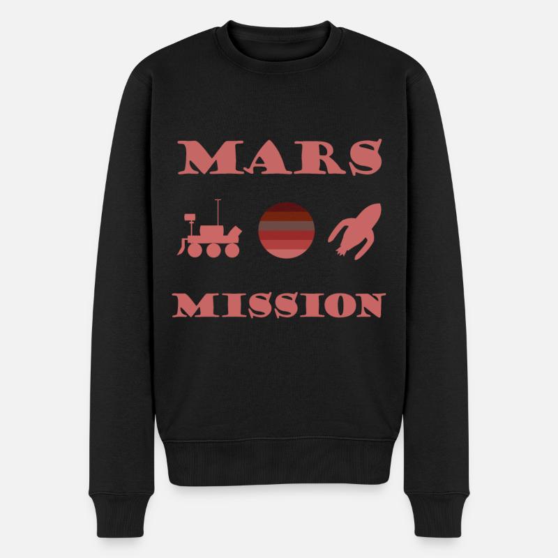 L’expédition dans l’espace - Pull Premium bio Homme - noir