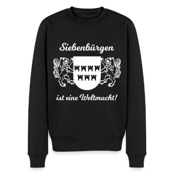 Das schöne Land Siebenbürgen - Männer Premium Bio Pullover - Schwarz - Vorne - Nico (187cm)